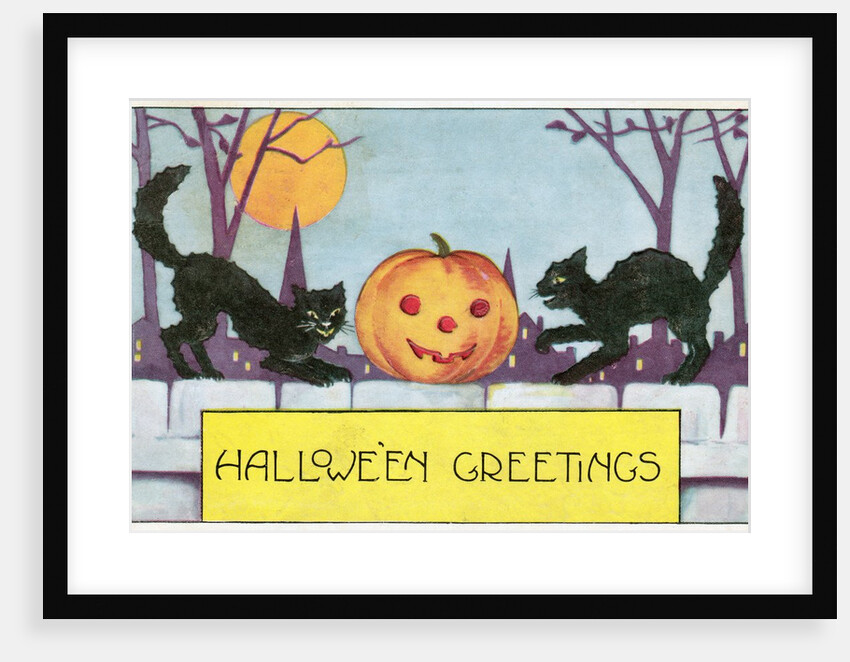Hallowe'en Greetings postcard by Anonymous