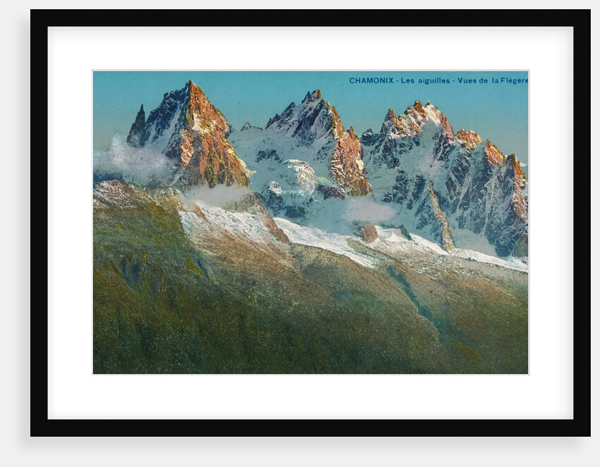 View of the Needles and Flegere by Anonymous