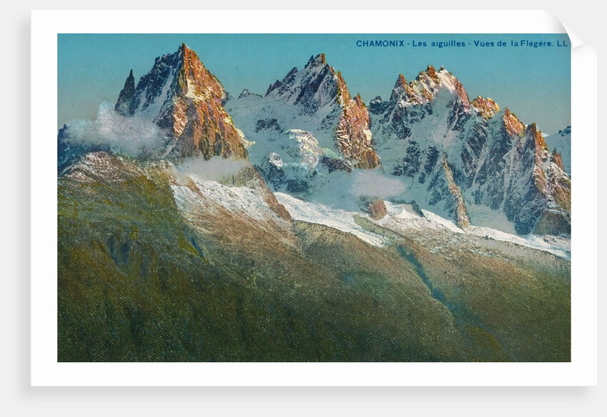View of the Needles and Flegere by Anonymous