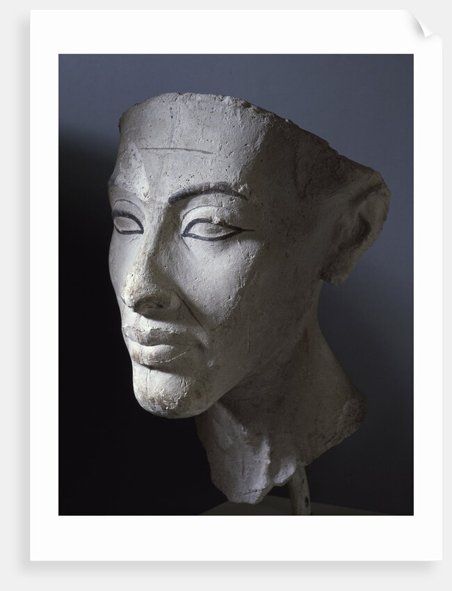 Ancient Egyptian head of Queen Nefertiti by Anonymous