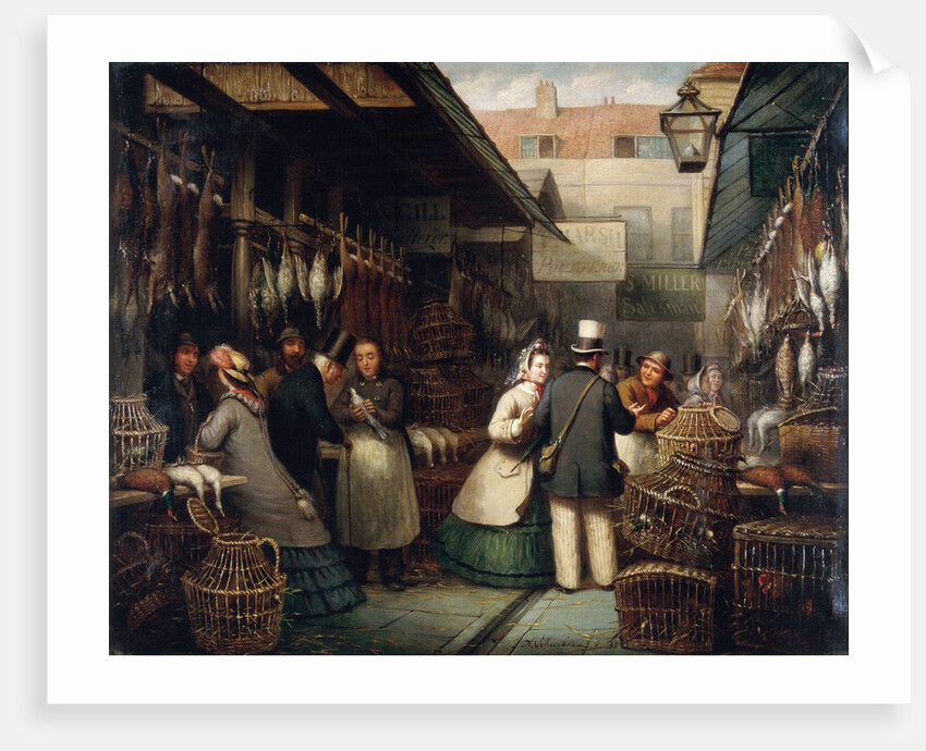 Poulterers at Leadenhall Market by Anonymous