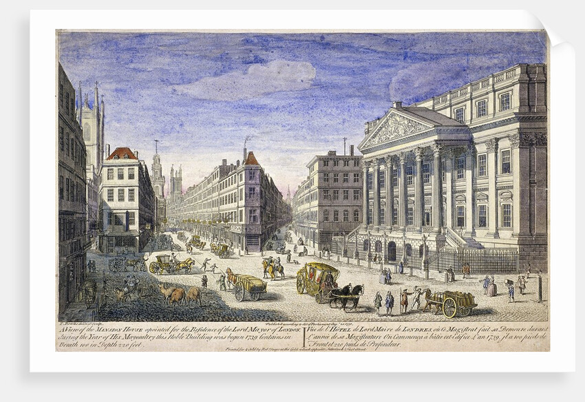 View of Mansion House by Anonymous