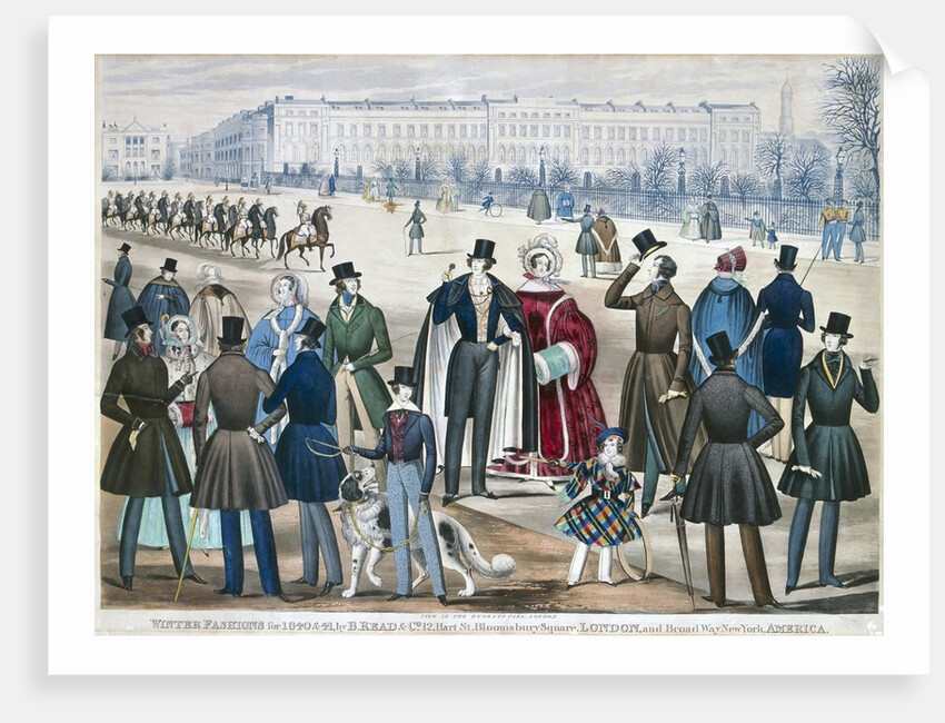 Winter Fashions for 1840 and 1841 by Anonymous