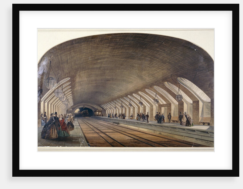 Interior of Baker Street Station by Anonymous