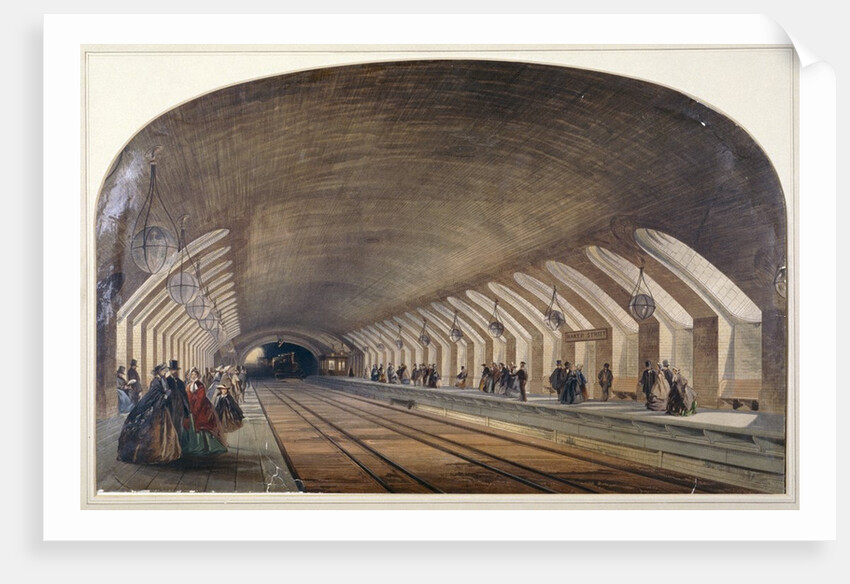 Interior of Baker Street Station by Anonymous