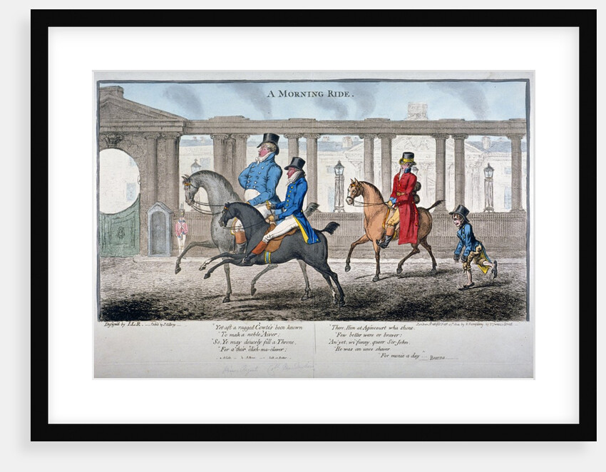 A Morning Ride by James Gillray