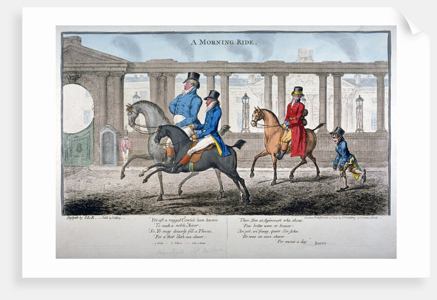 A Morning Ride by James Gillray