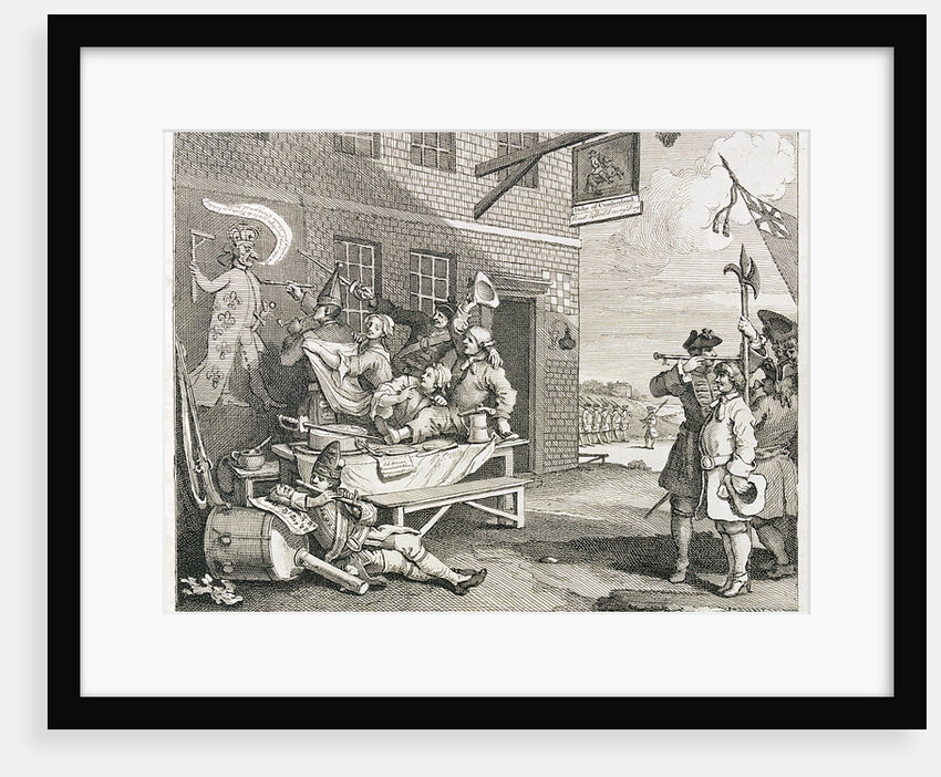 The Invasion: England by William Hogarth