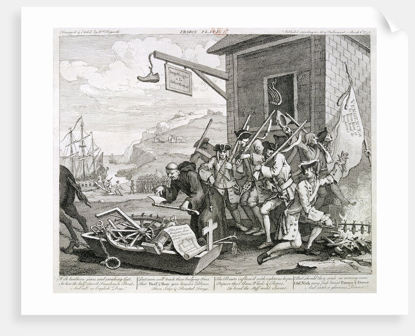 The Invasion: France by William Hogarth