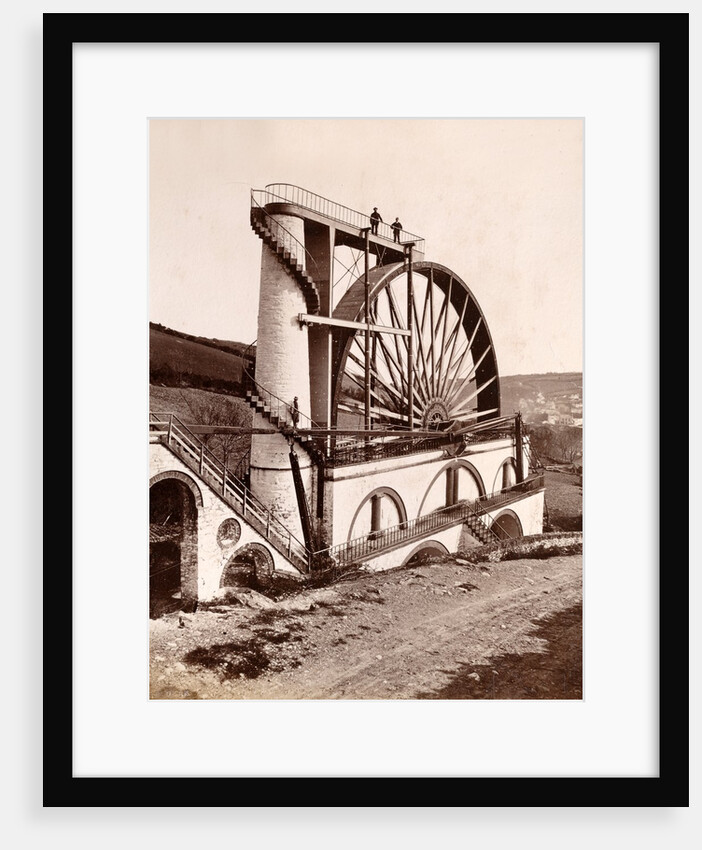 Laxey Wheel (1854) Isle of Man. World's Largest Working Waterwhe by Anonymous