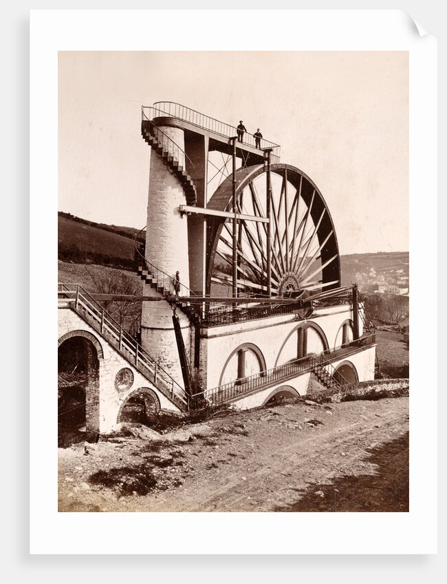 Laxey Wheel (1854) Isle of Man. World's Largest Working Waterwhe by Anonymous