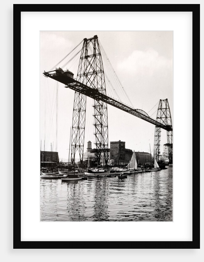 Marseille Transporter Bridge or Pont Transbordeur (c1940) by Anonymous