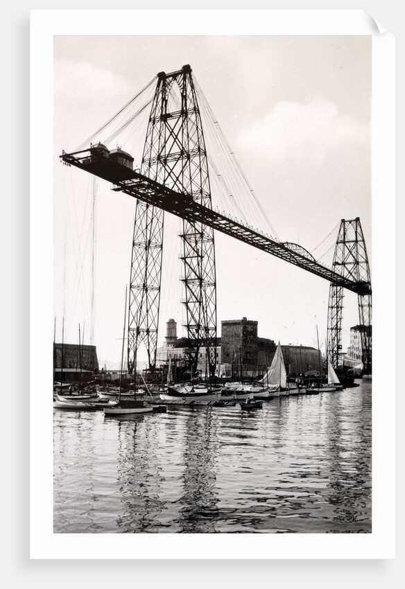 Marseille Transporter Bridge or Pont Transbordeur (c1940) by Anonymous