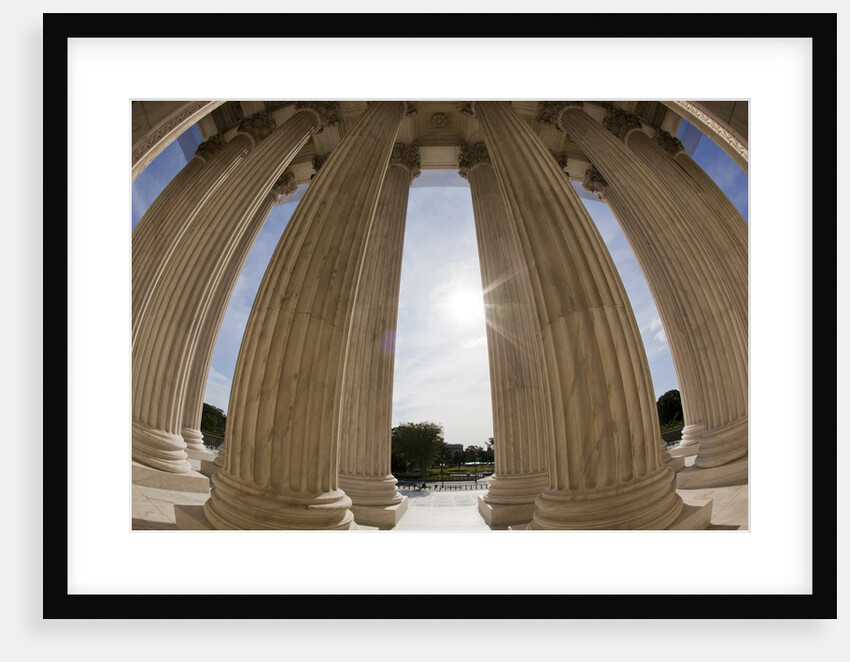 Portico columns on the Supreme Court Building in Washington, DC by Anonymous