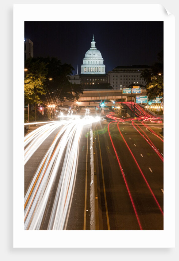 New York Avenue and U. S. Capitol Building by Anonymous