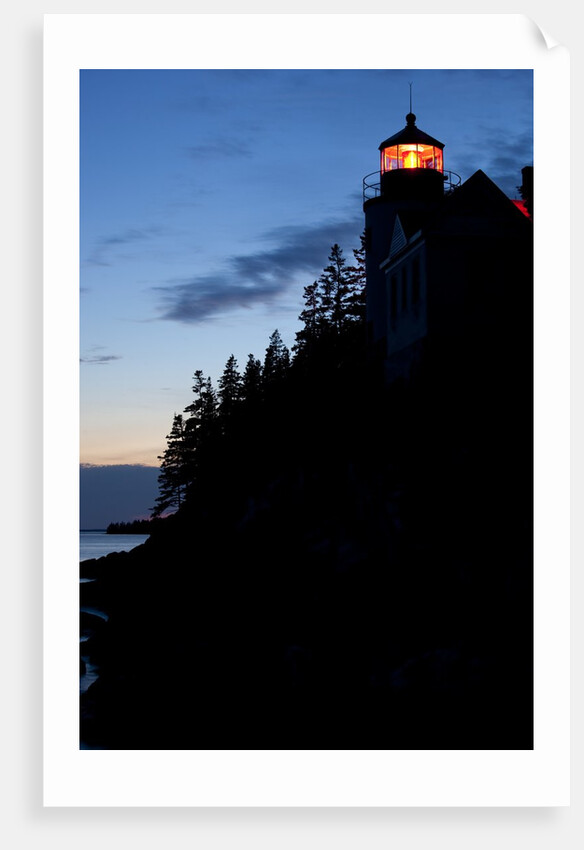 Lighthouse in Acadia National Park, Maine by Anonymous