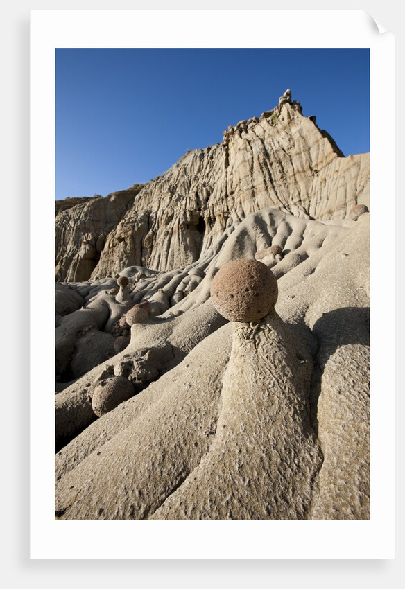 Rock formations in Theodore Roosevelt National Park by Anonymous