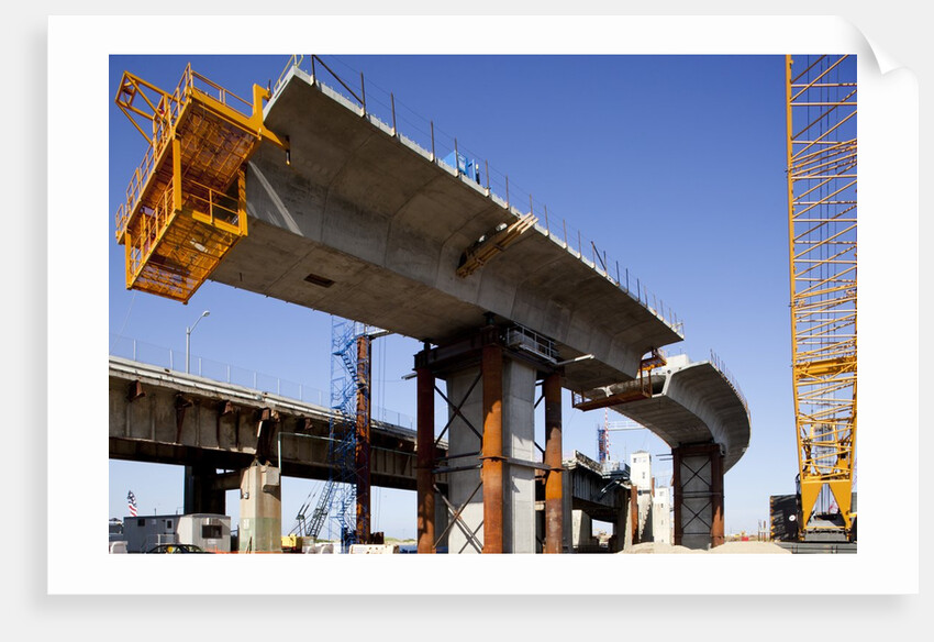 Bridge Construction, Perth Amboy, New Jersey by Anonymous
