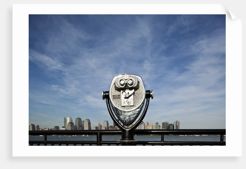 Manhattan skyline from New Jersey by Anonymous