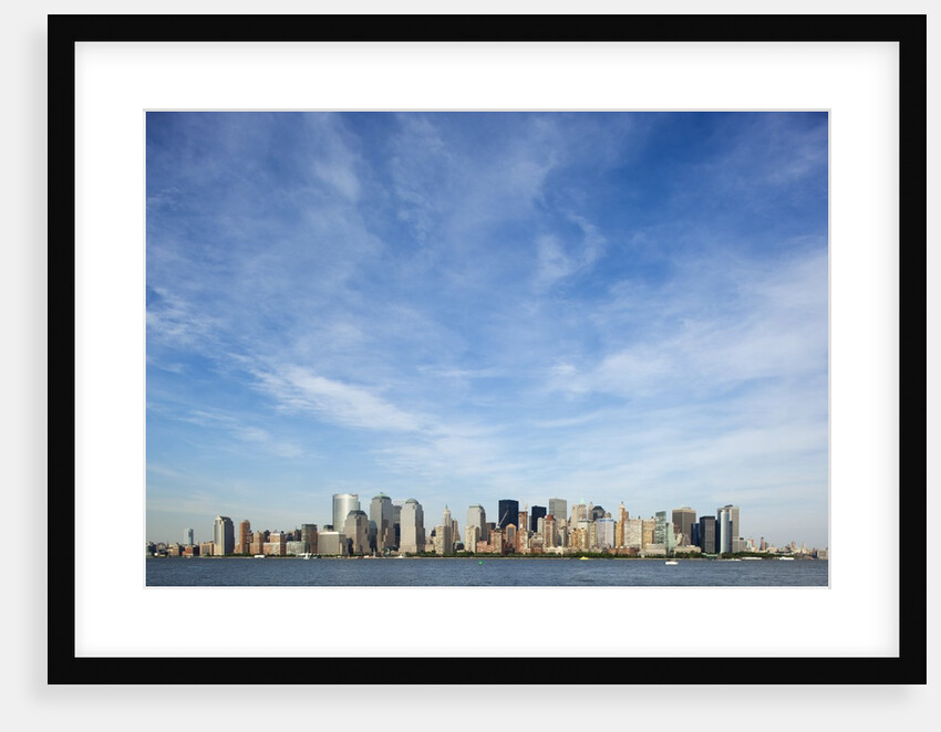 Manhattan skyline from New Jersey by Anonymous