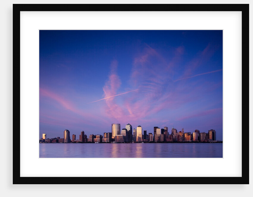 Manhattan skyline from New Jersey by Anonymous
