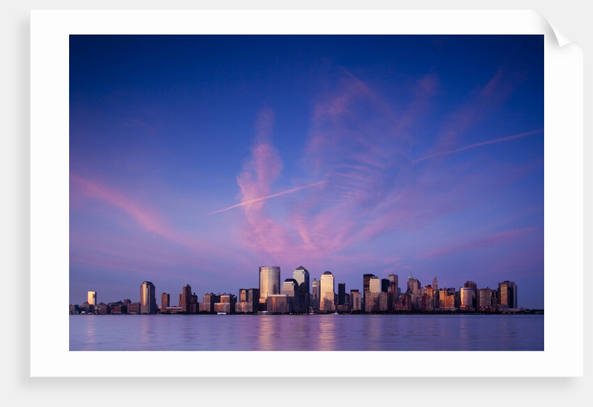 Manhattan skyline from New Jersey by Anonymous