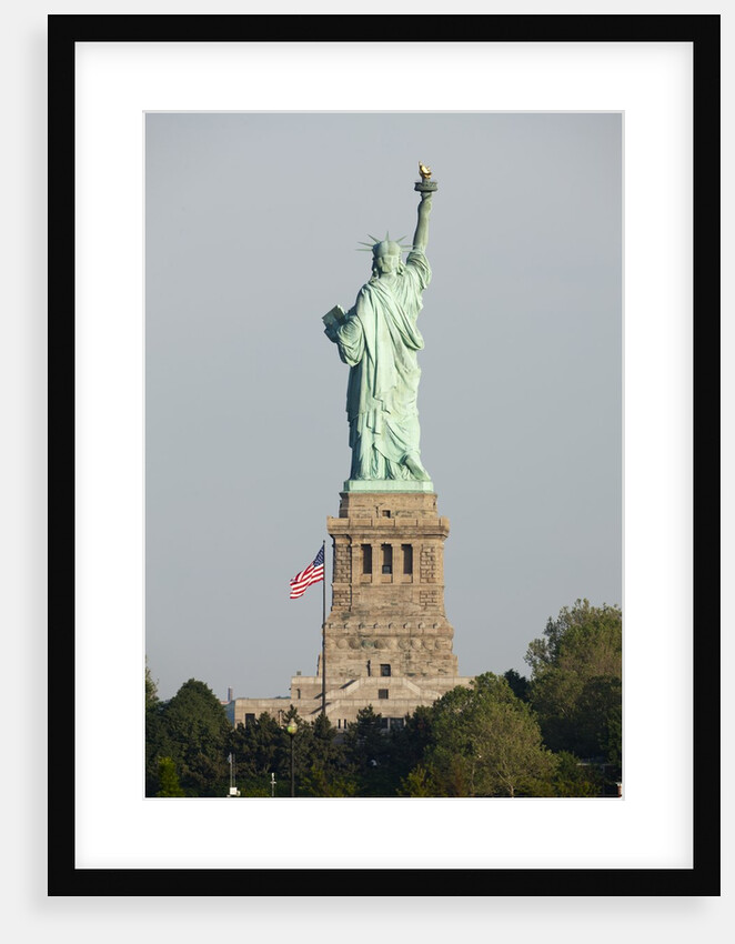 Statue of Liberty seen from behind, New York City by Anonymous