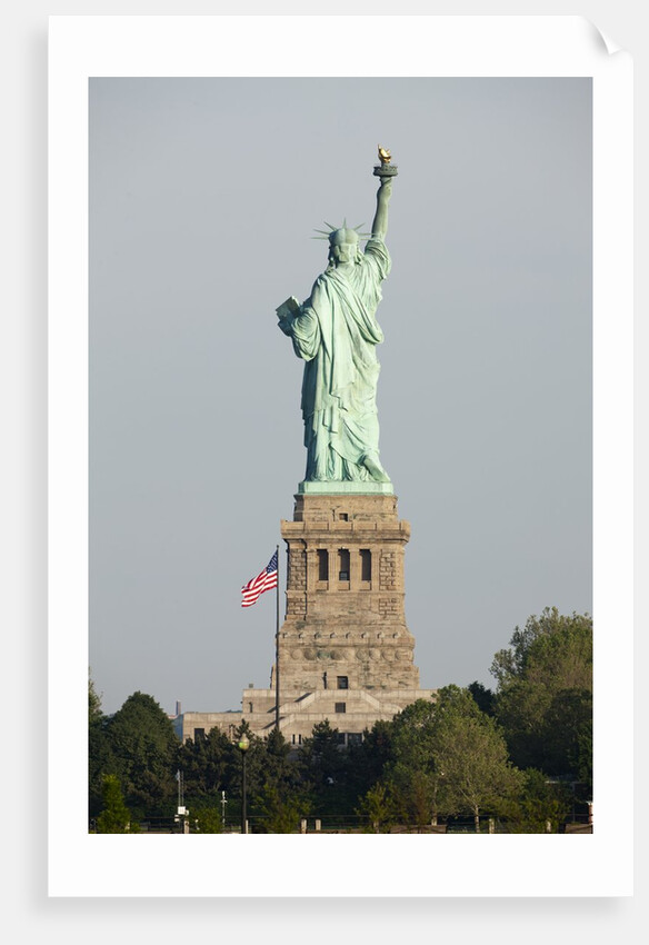 Statue of Liberty seen from behind, New York City by Anonymous