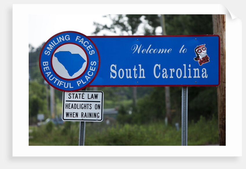 Welcome to South Carolina Sign by Anonymous