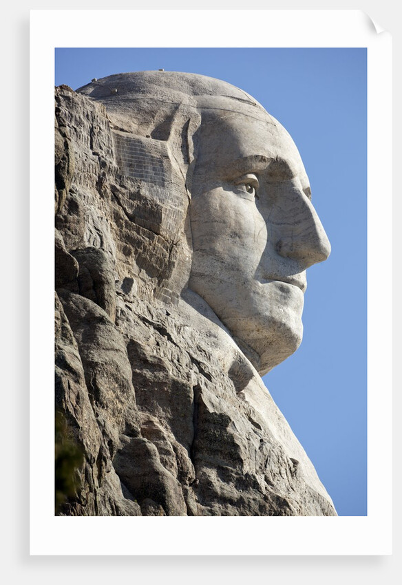 George Washington on Mount Rushmore Memorial by Gutzon Borglum