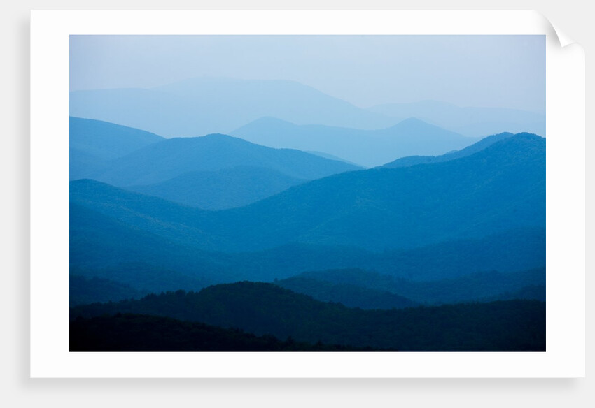 Blue Mountains, Blue Ridge Parkway, Virginia by Anonymous