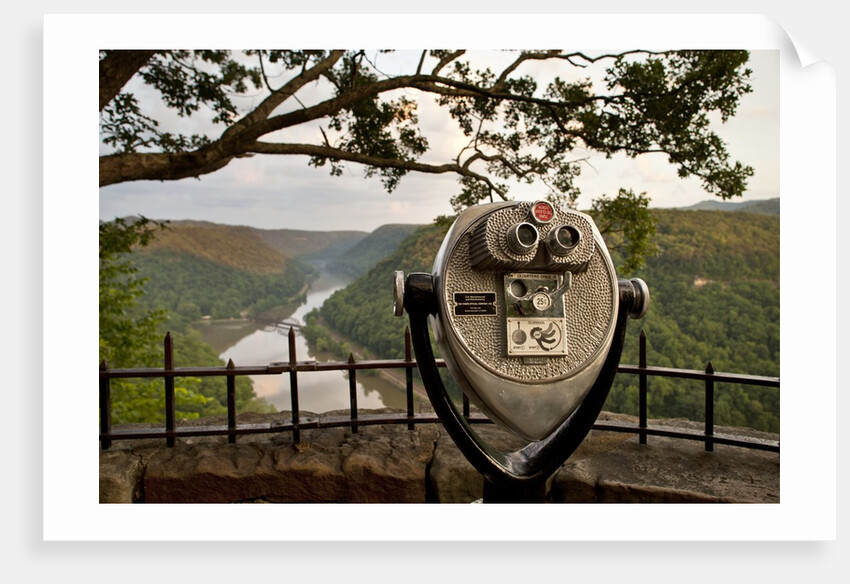 Stationary viewer facing the New River by Anonymous