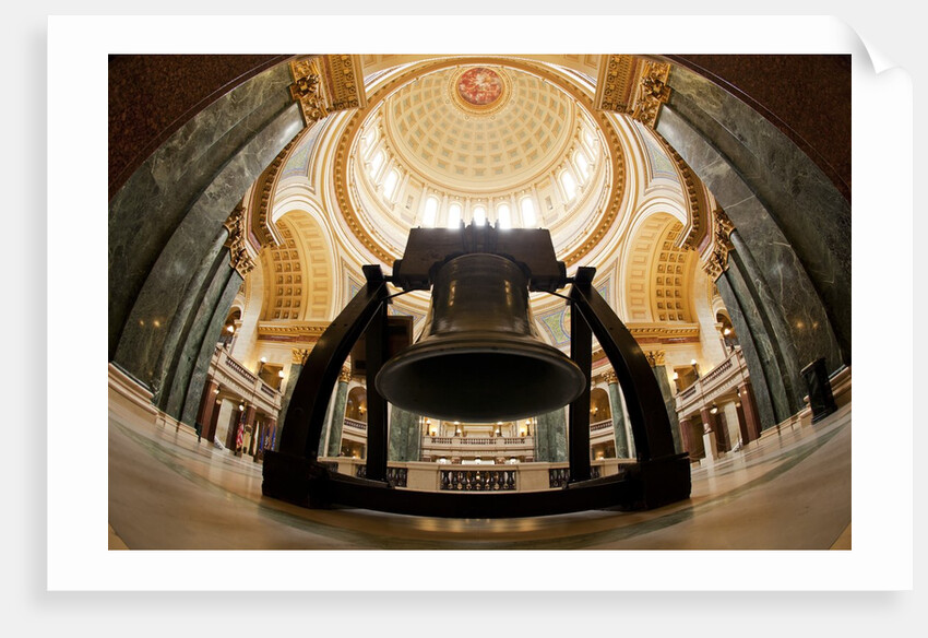 Liberty Bell replica in Wisconsin State Capitol by Anonymous