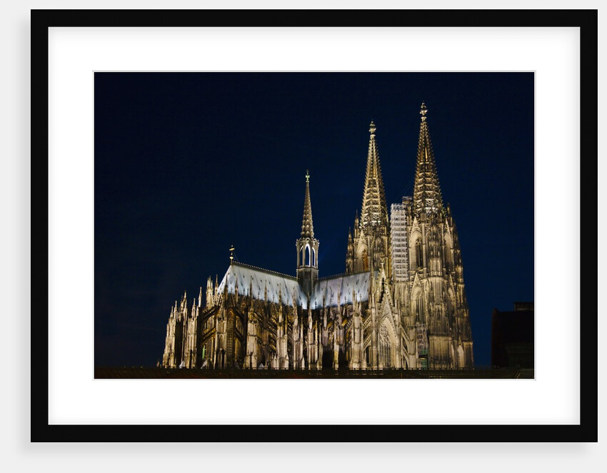 Night view of Cologne Cathedral by Anonymous