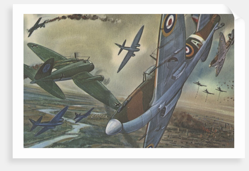 British combat aircraft during World War II by Anonymous