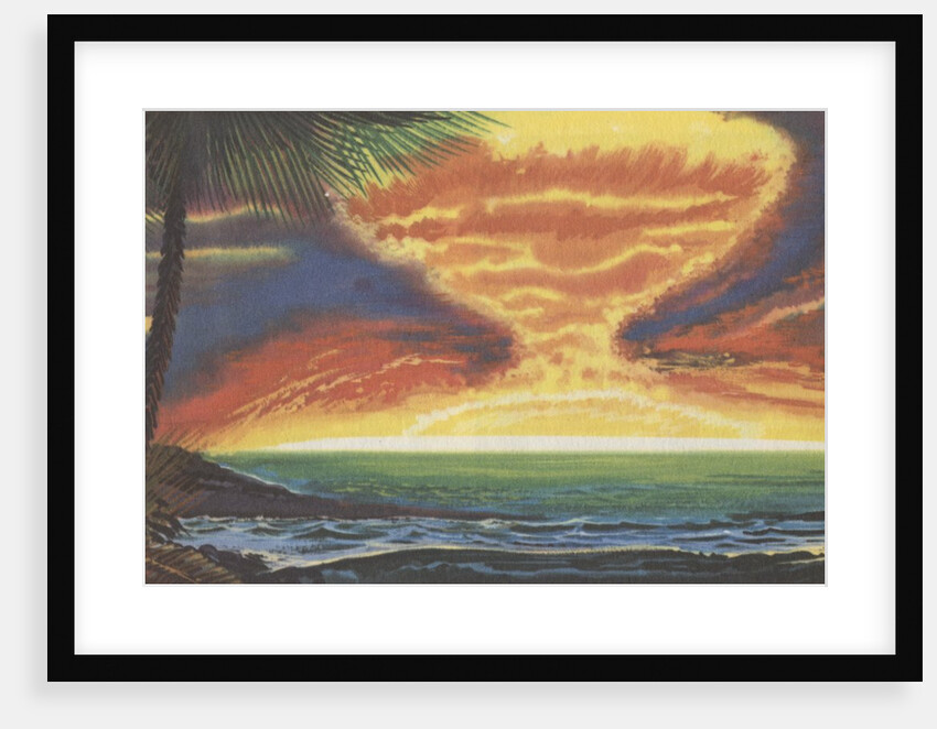 H-bomb testing at Bikini atoll by Anonymous