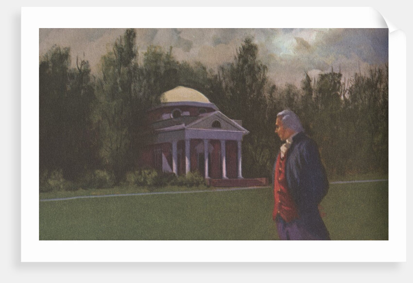 Thomas Jefferson at Monticello by Anonymous