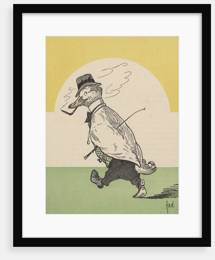 Dressed duck going for a walk by Anonymous