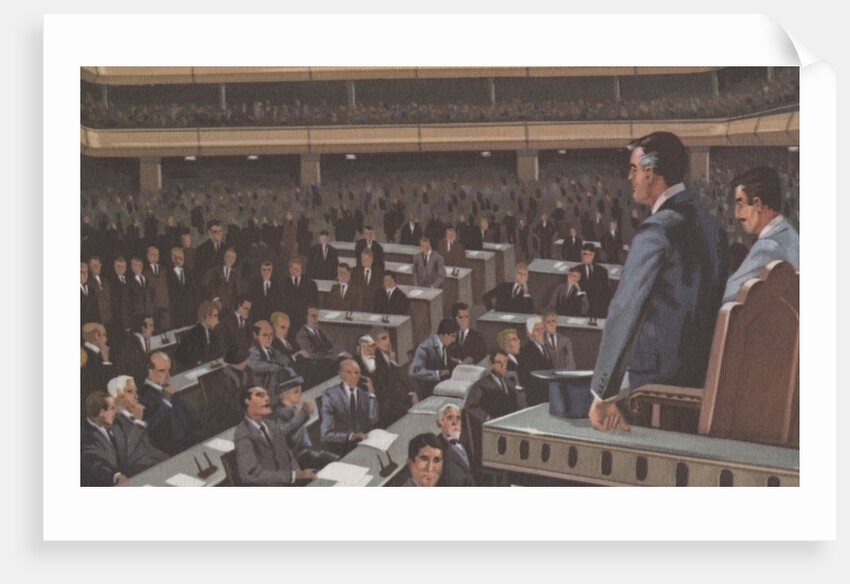 Opening of League of Nations in 1920 by Anonymous