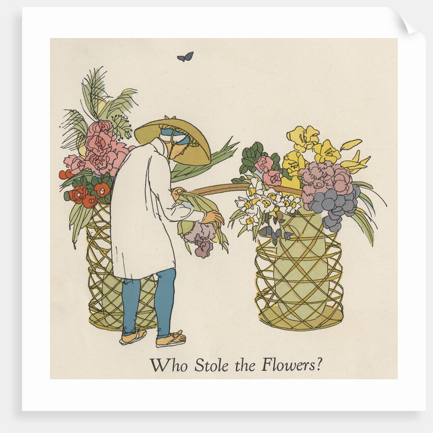 Flower seller by Anonymous