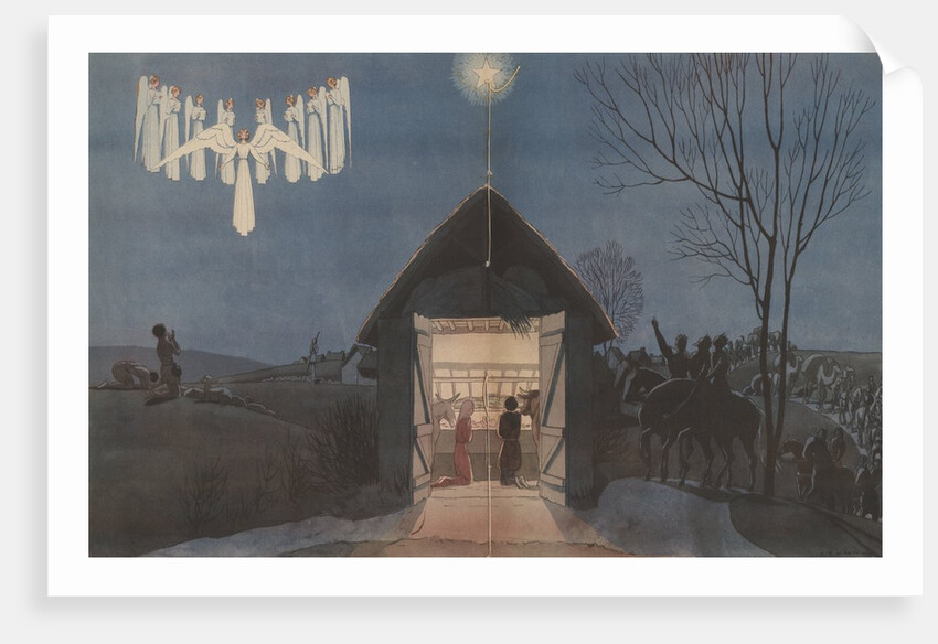 Nativity scene by Andre Edouard Marty