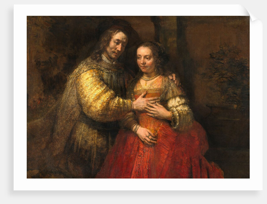 Portrait of a Couple as Figures from the Old Testament, known as 'The Jewish Bride' by Rembrandt van Rijn