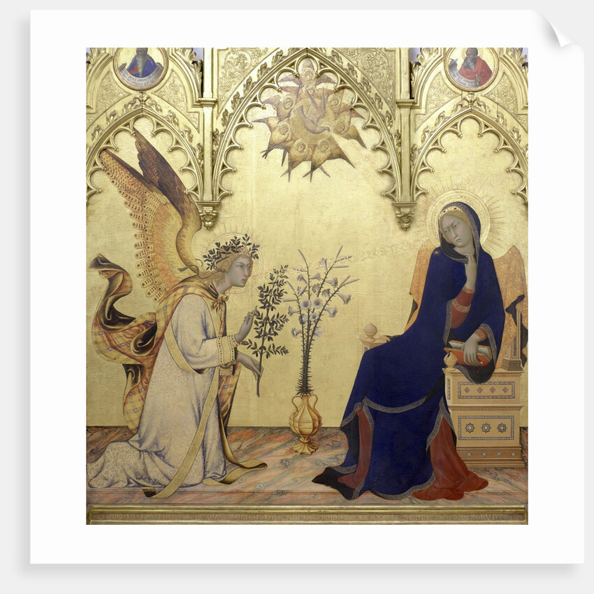 The Annunciation by Simone Martini