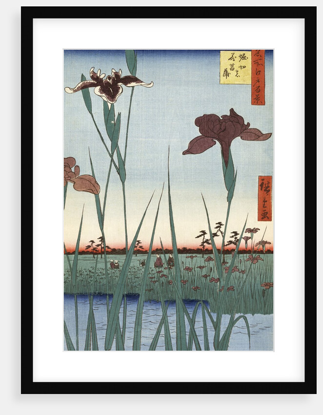 Horikiri Iris Garden by Utagawa Hiroshige