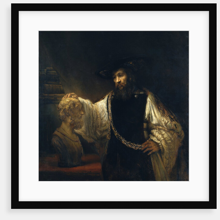 Aristotle with a Bust of Homer by Rembrandt Harmensz van Rijn