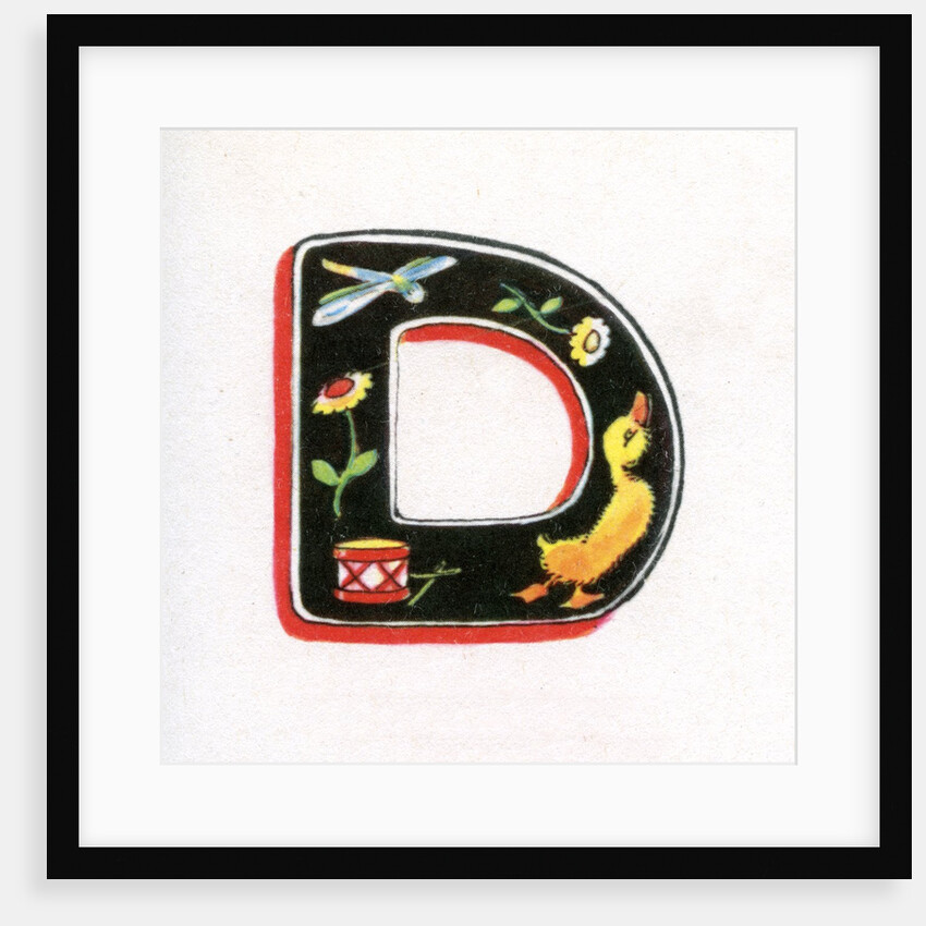 Letter D by Anonymous