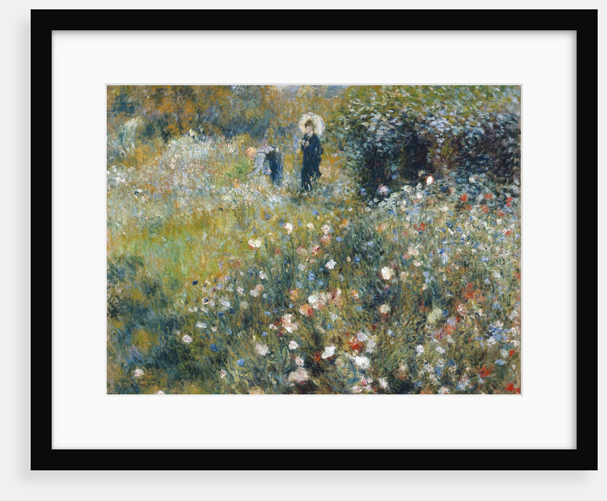 Woman with a Parasol in a Garden by Pierre-Auguste Renoir