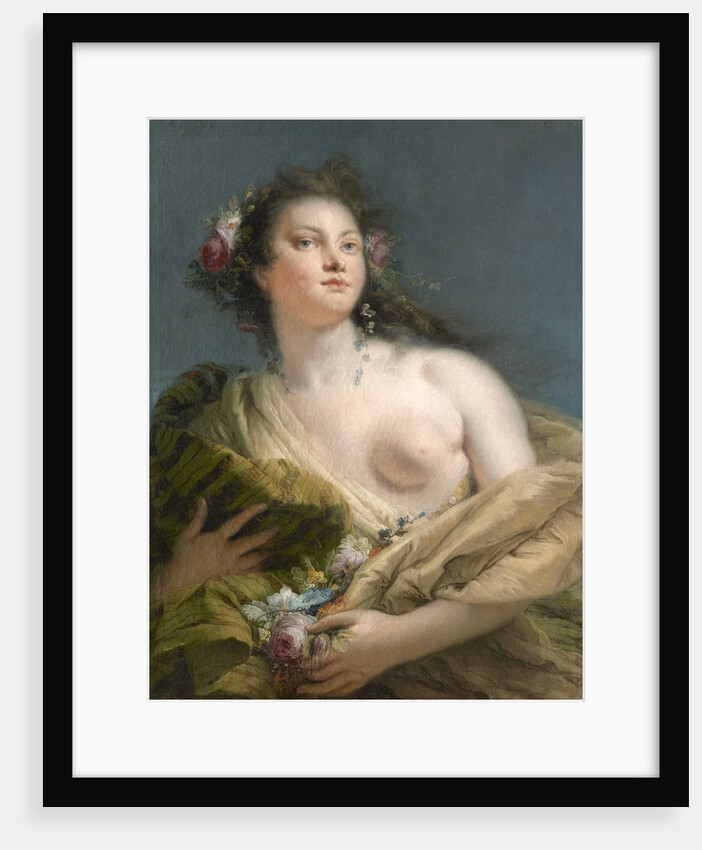 Portrait of a Lady as Flora by Giovanni Battista Tiepolo