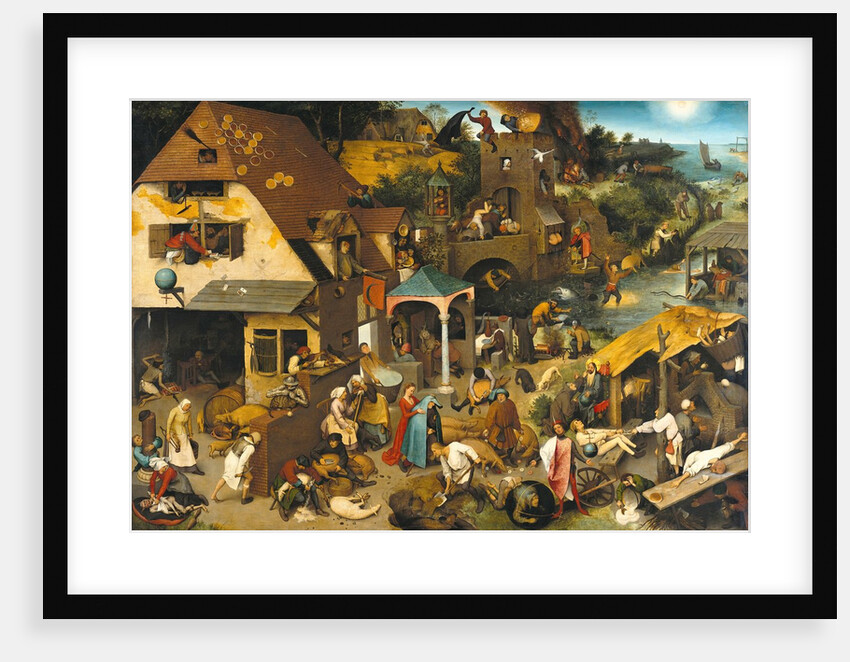 The Dutch Proverbs by Pieter Brueghel the Elder