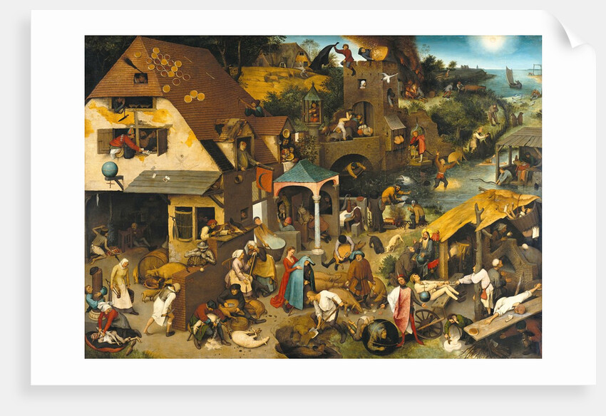 The Dutch Proverbs by Pieter Brueghel the Elder